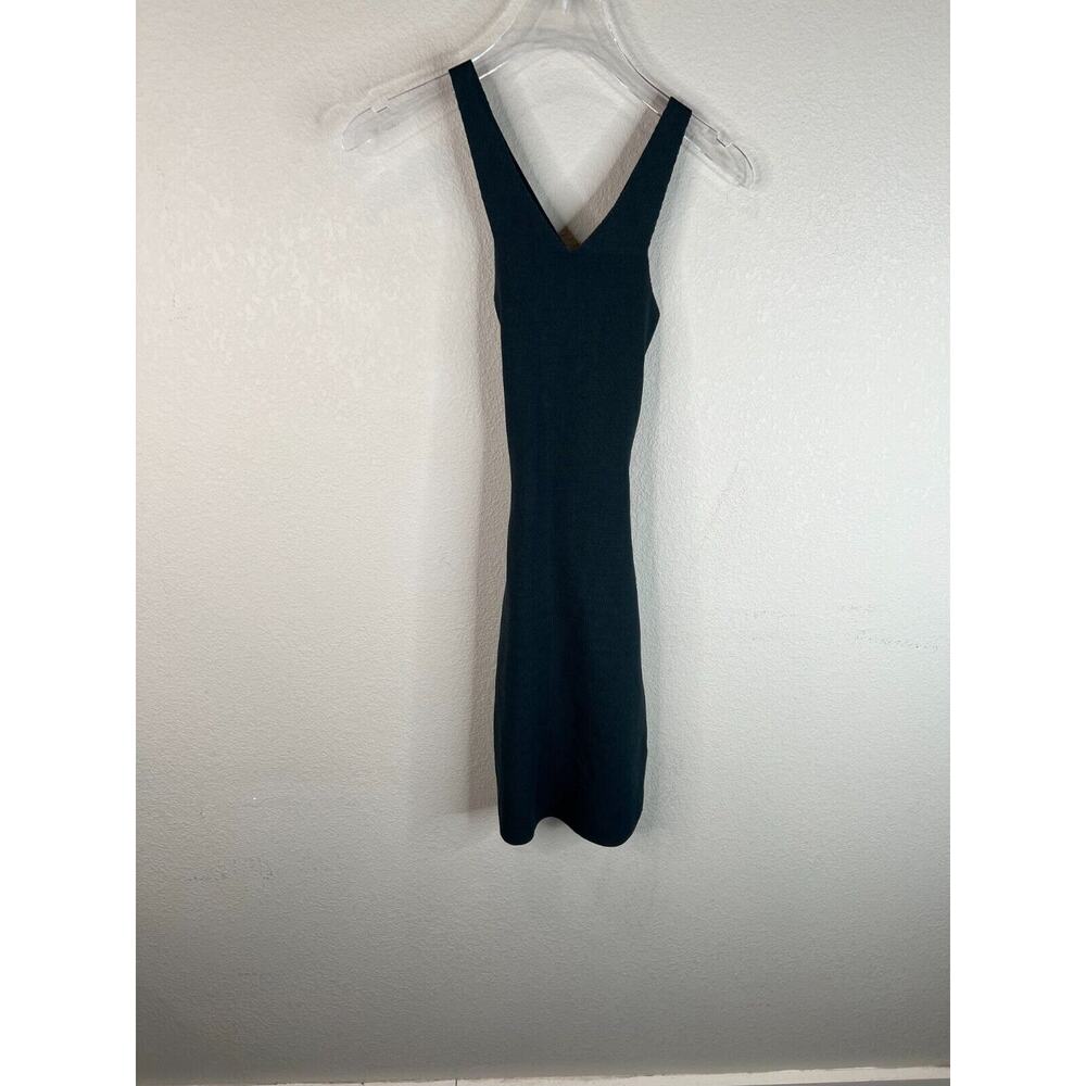 Seek The Label Women's Cross Back Bodycon Mini Dress Sleeveless Black Size XS